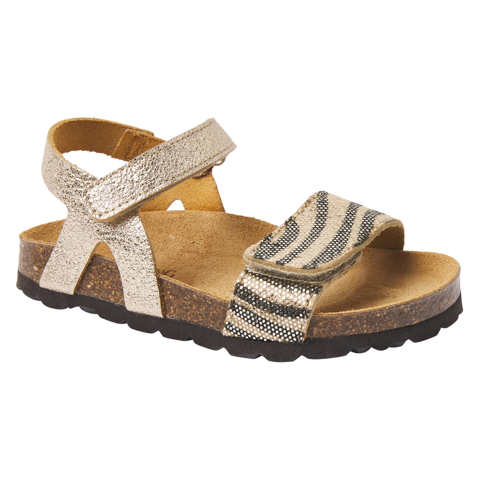 belediging Tips Garantie Gouden sandalen met dierenprint | zomercollectie Kipling